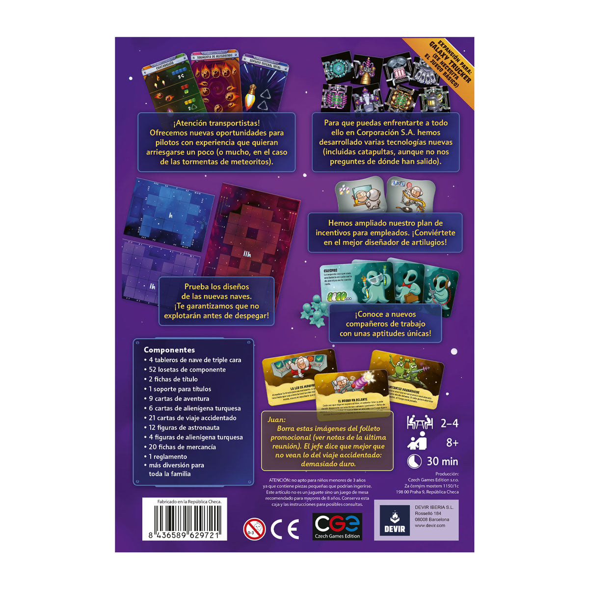 Galaxy Trucker: Bocinas en el Espacio - Expansión - Juego de Mesa en Español