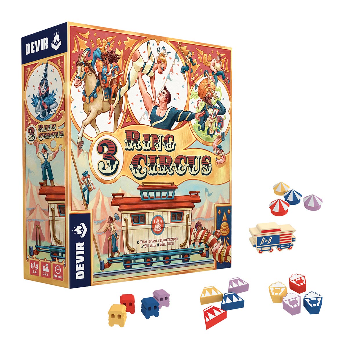 3 Ring Circus - Juego de Mesa en Español - Multilenguaje