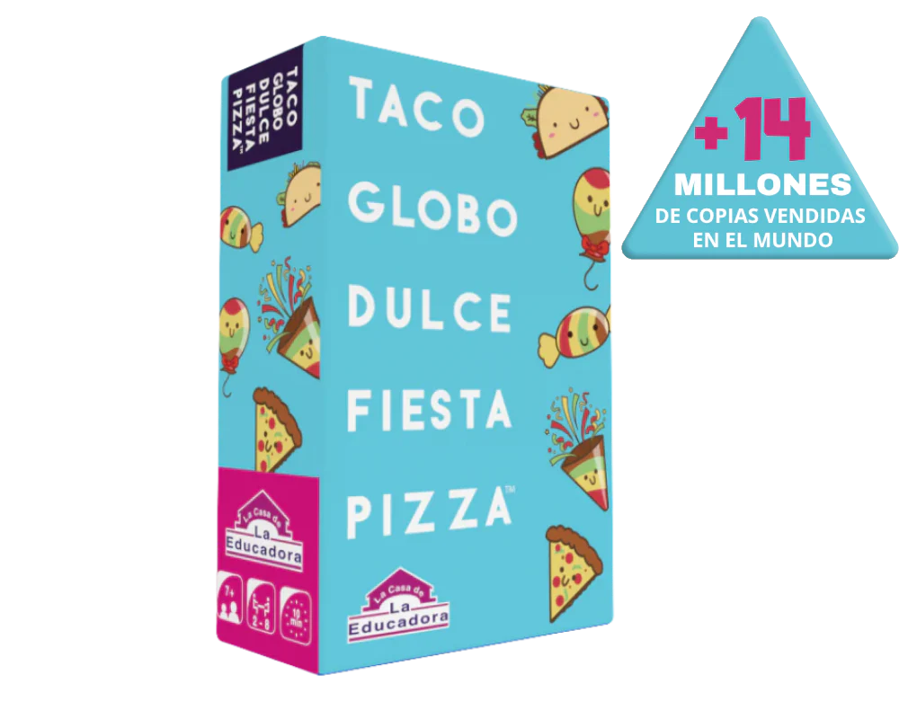 Taco, Globo, Dulce, Fiesta Pizza - Juego de Mesa en Español