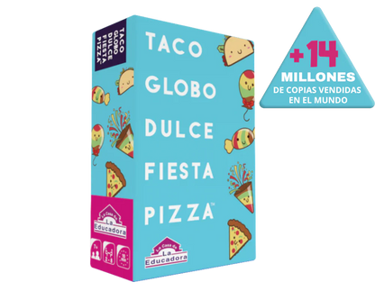 Taco, Globo, Dulce, Fiesta Pizza - Juego de Mesa en Español