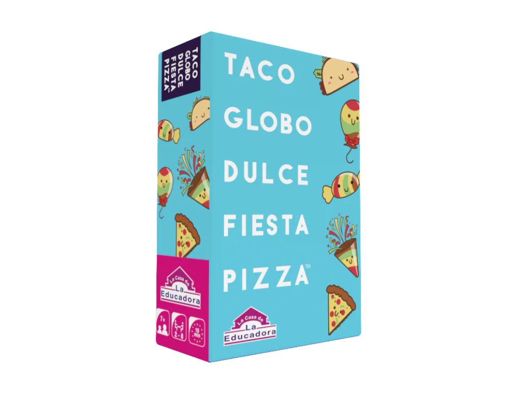 Taco, Globo, Dulce, Fiesta Pizza - Juego de Mesa en Español