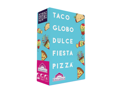 Taco, Globo, Dulce, Fiesta Pizza - Juego de Mesa en Español