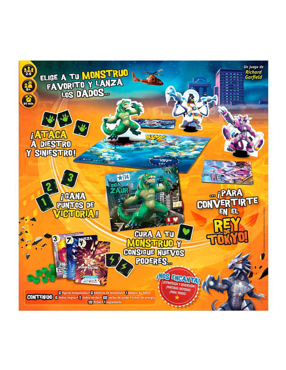 King of Tokyo - Juego de Mesa en Español (Modelo 22389)