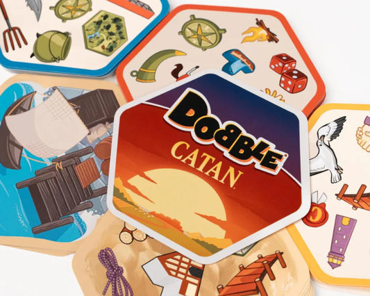 Dobble Catán - Juego de Mesa en Español - Asmodee