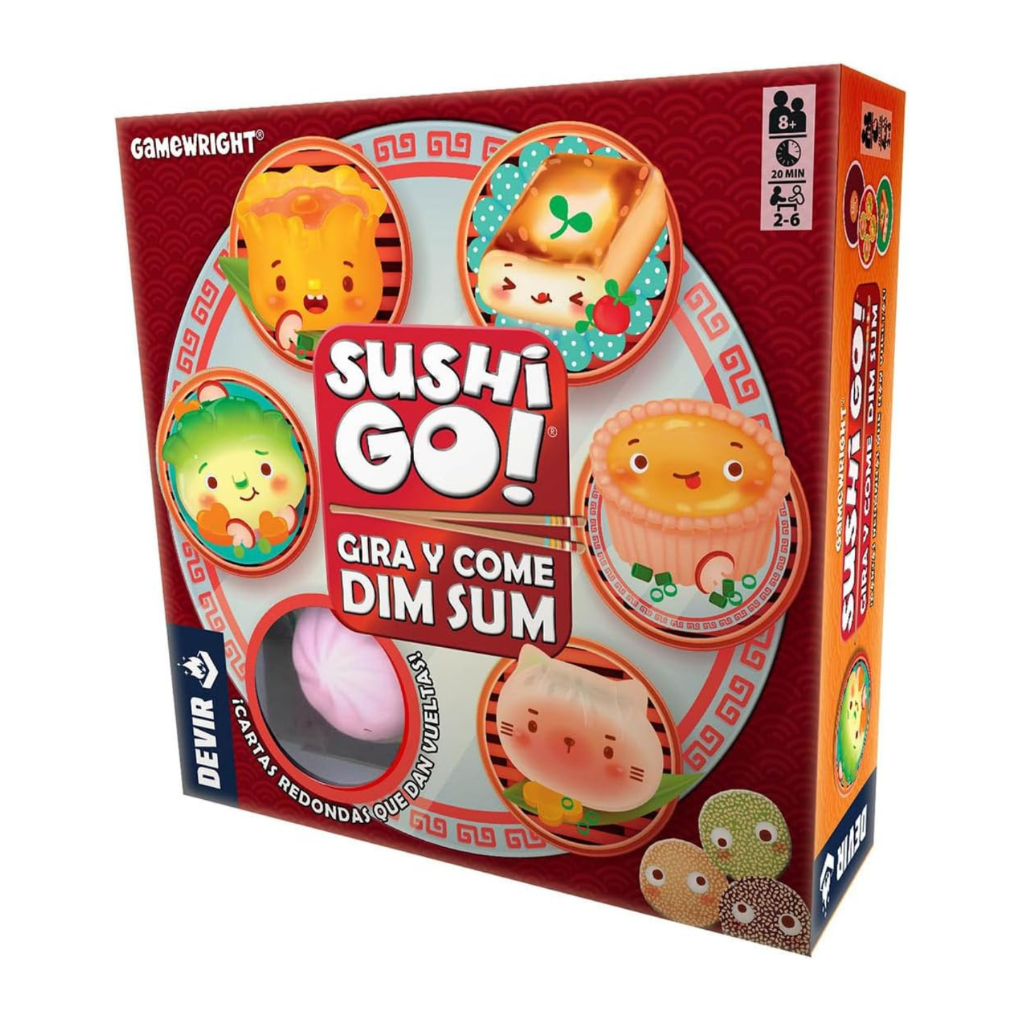 Sushi Go: Gira y Come Dim Sum - Juego de Mesa en Español