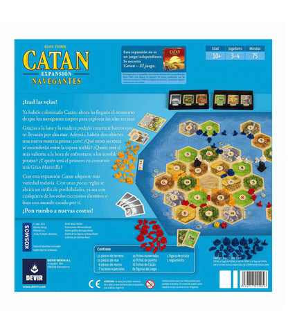 Catan Expansión: Navegantes - ESPAÑOL (Modelo 22005)