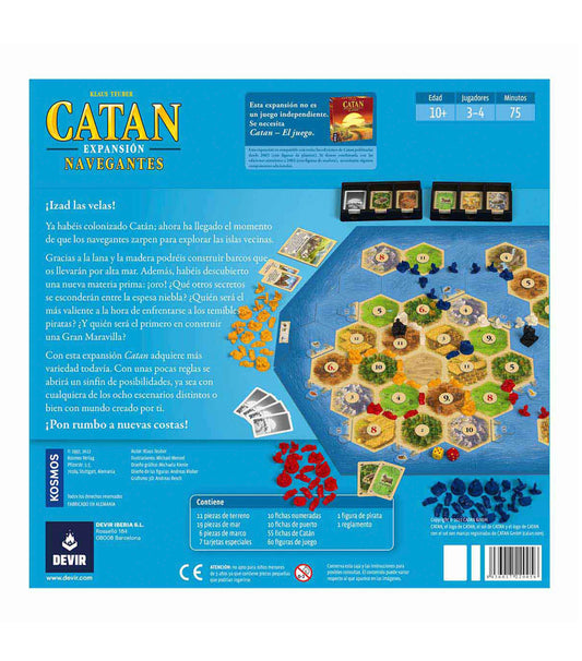 Catan Expansión: Navegantes - ESPAÑOL (Modelo 22005)