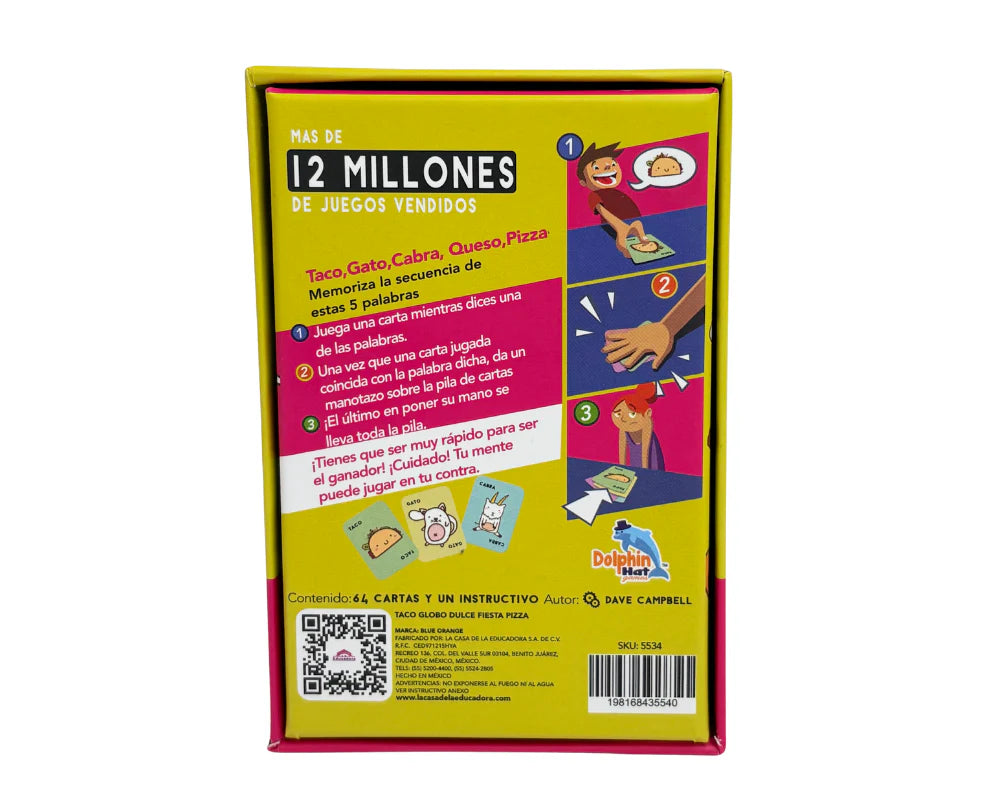 Taco, Gato, Cabra, Queso, Pizza - Juego de Mesa en Español