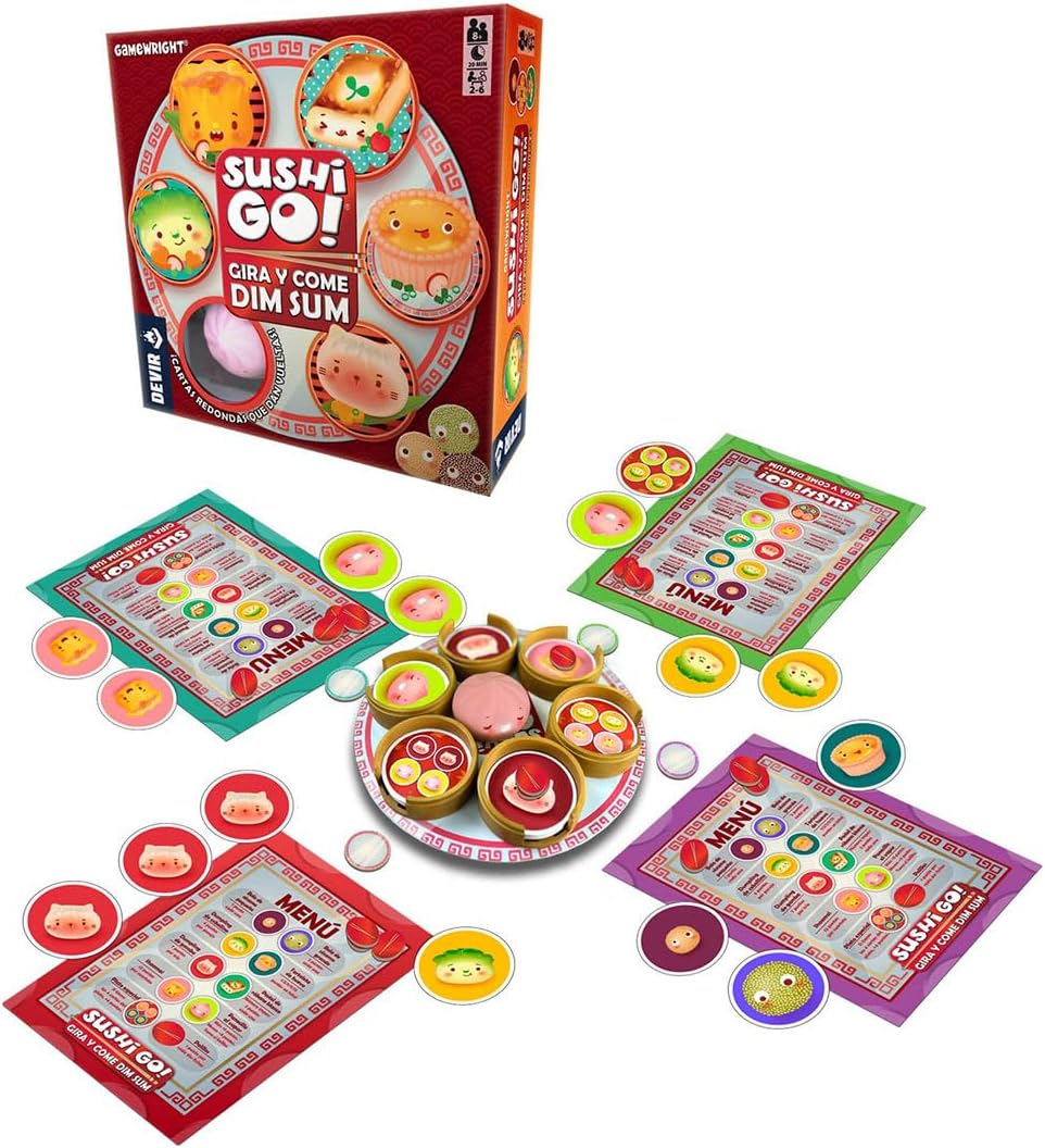 Sushi Go: Gira y Come Dim Sum - Juego de Mesa en Español