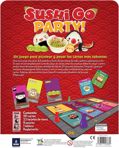 Sushi Go Party - Juego de Mesa en Español