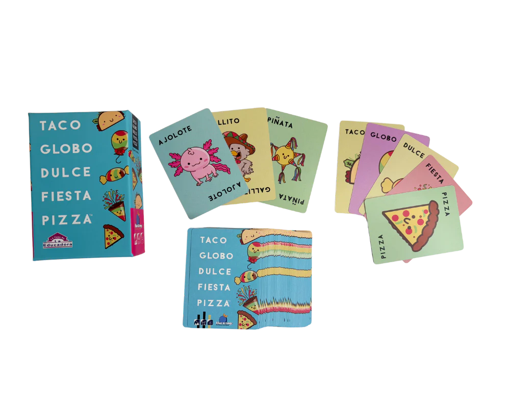 Taco, Globo, Dulce, Fiesta Pizza - Juego de Mesa en Español