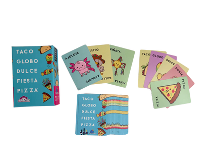 Taco, Globo, Dulce, Fiesta Pizza - Juego de Mesa en Español