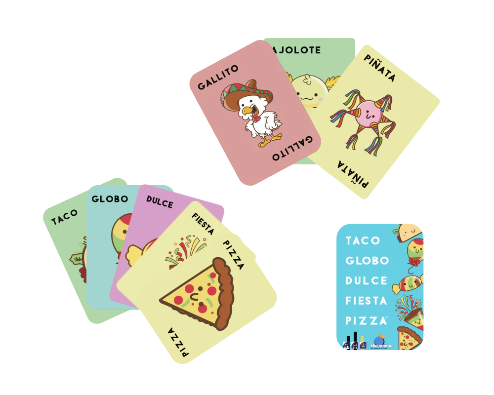 Taco, Globo, Dulce, Fiesta Pizza - Juego de Mesa en Español