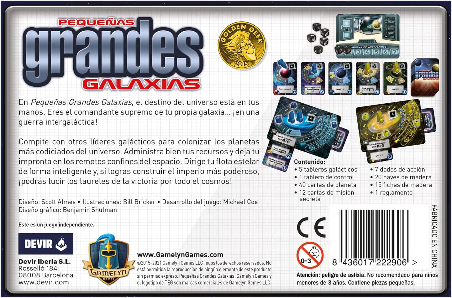 Pequeñas Grandes Galaxias - Juego de Mesa en Español