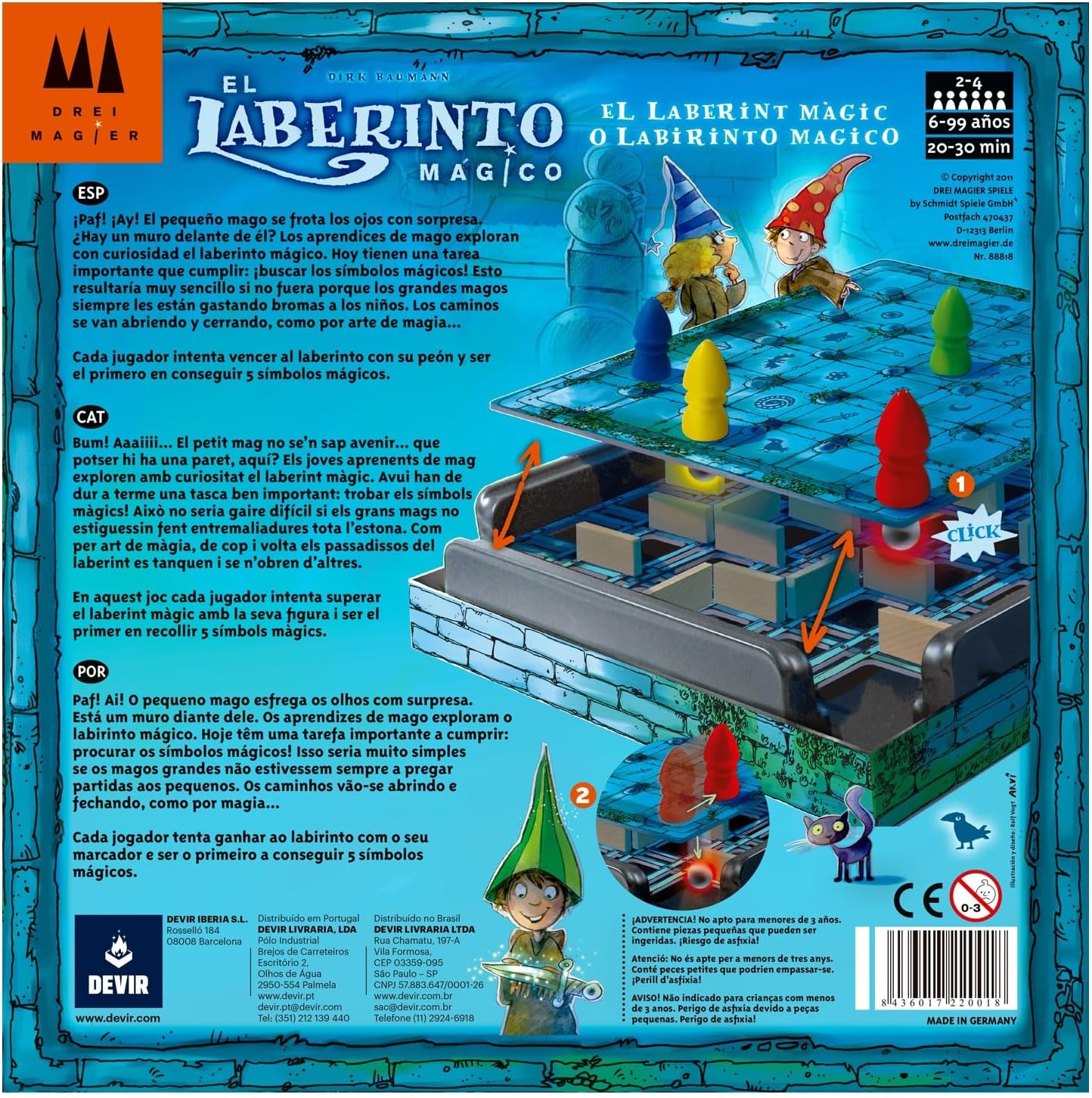 Laberinto Mágico - Juego de Mesa en Español