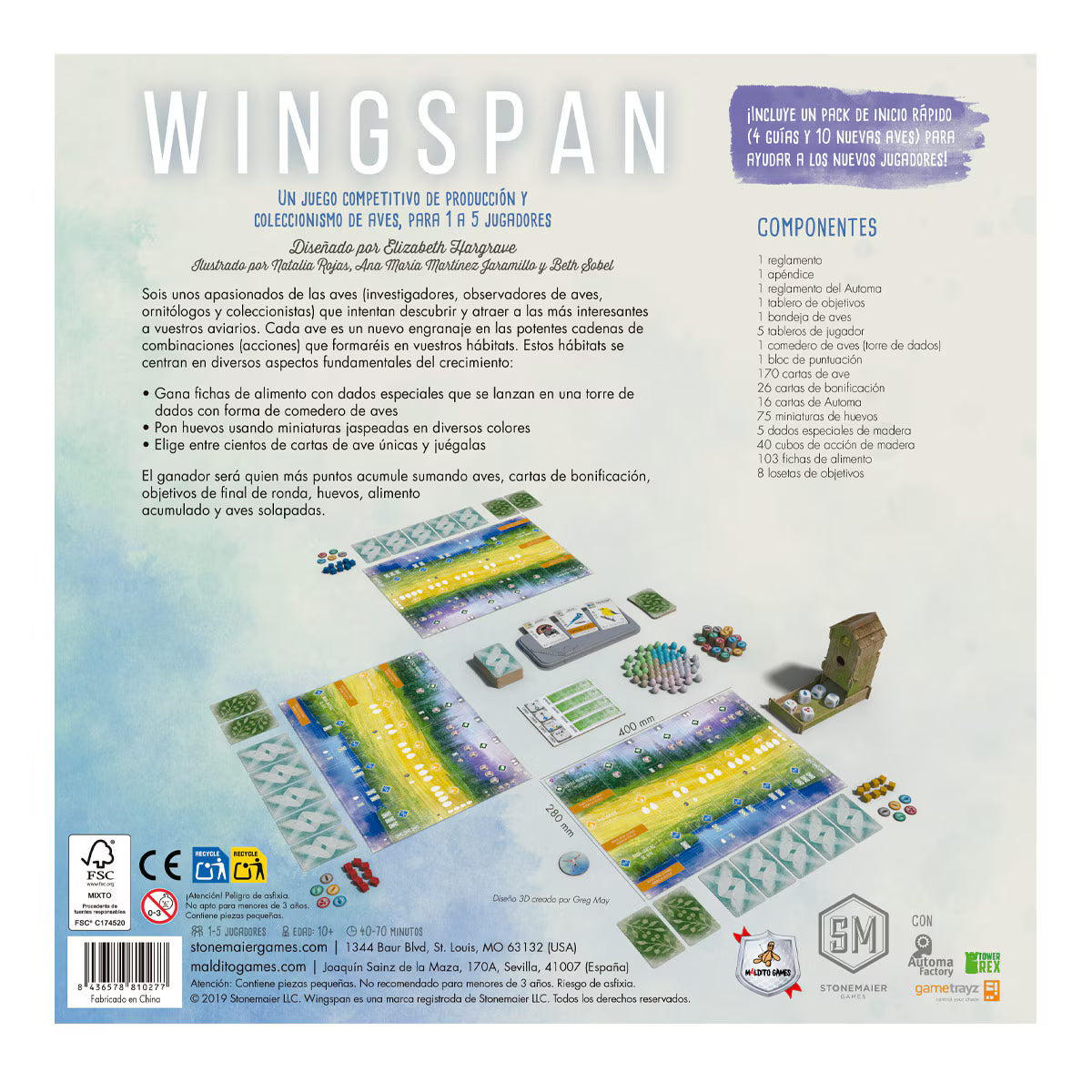 Wingspan - Juego de Mesa en Español
