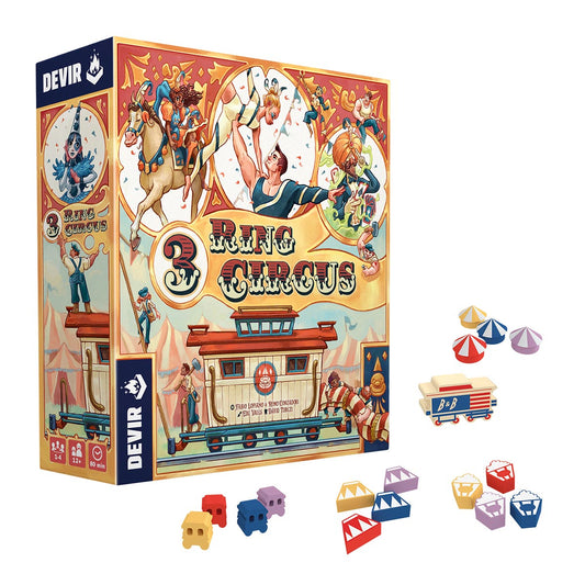 3 Ring Circus - Juego de Mesa en Español - Multilenguaje