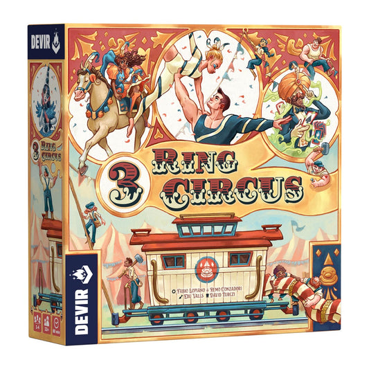 3 Ring Circus - Juego de Mesa en Español - Multilenguaje