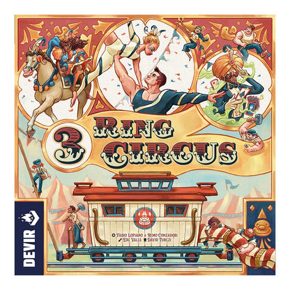 3 Ring Circus - Juego de Mesa en Español - Multilenguaje
