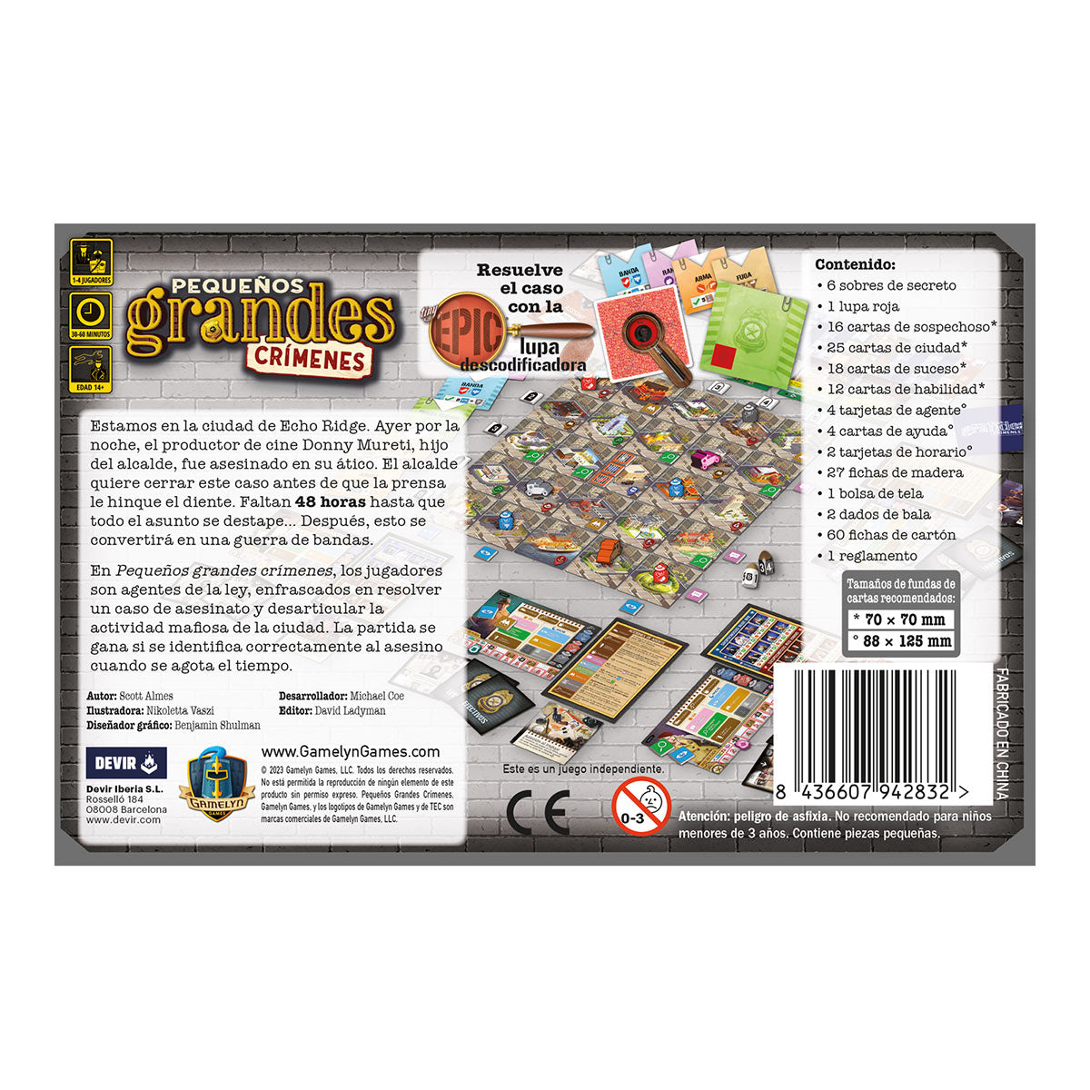 Pequeños Grandes Crímenes - Juego de Mesa en Español