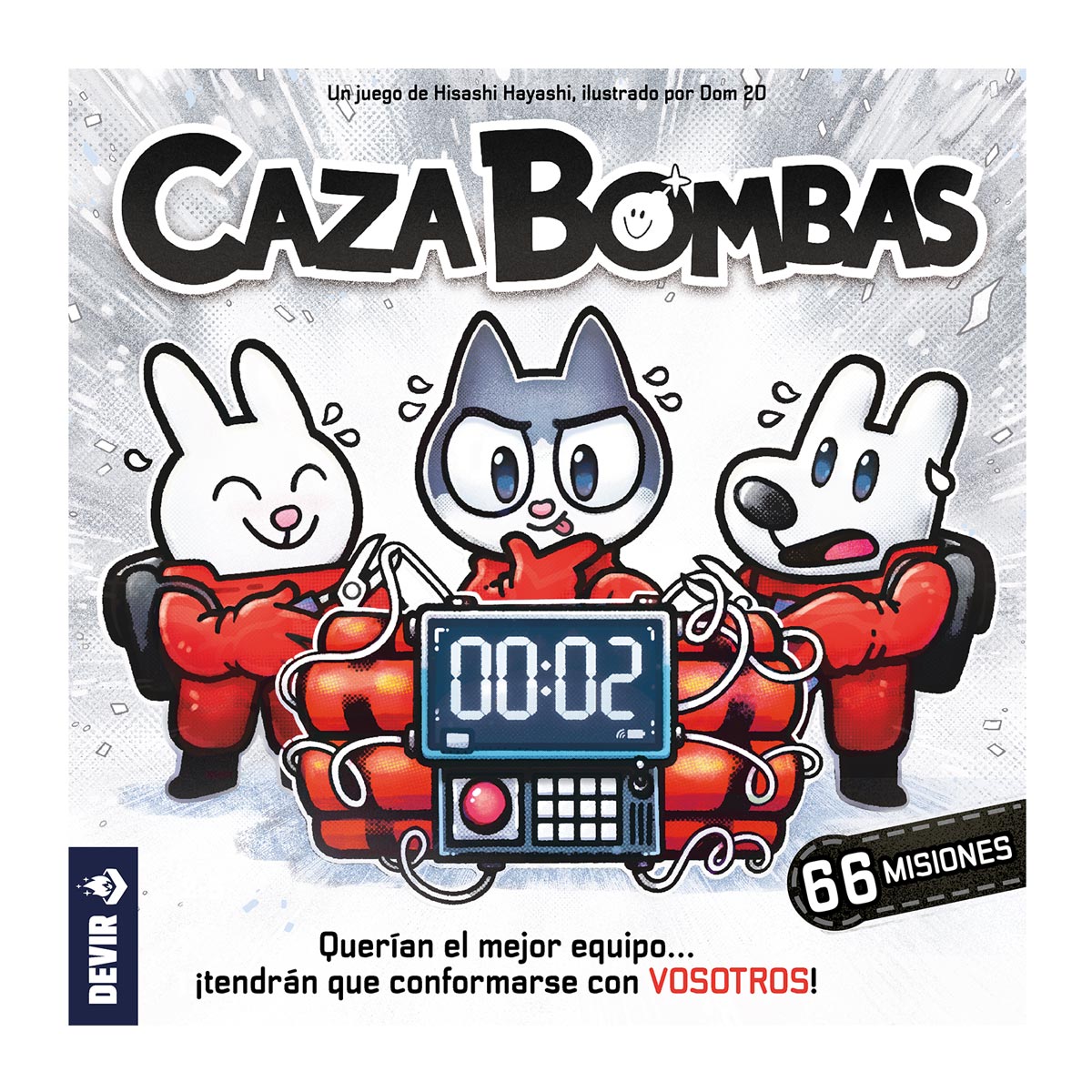 Caza Bombas - Juego de Mesa en Español