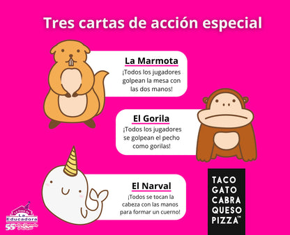 Taco, Gato, Cabra, Queso, Pizza - Juego de Mesa en Español