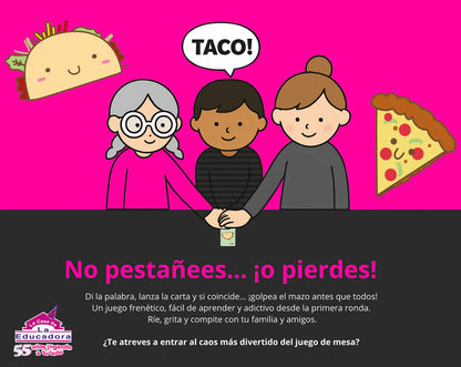 Taco, Gato, Cabra, Queso, Pizza - Juego de Mesa en Español