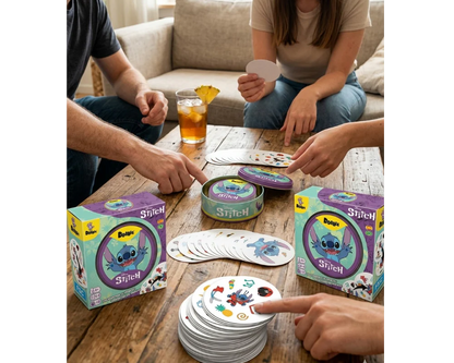 Dobble Disney Stitch - Juego de Mesa en Español - Asmodee