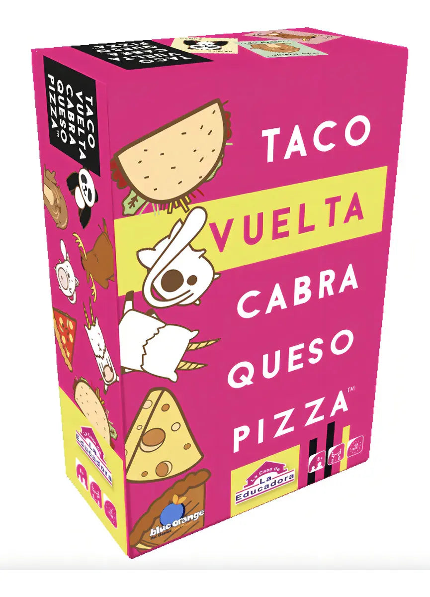 Taco, Vuelta, Cabra, Queso, Pizza - Juego de Mesa en Español