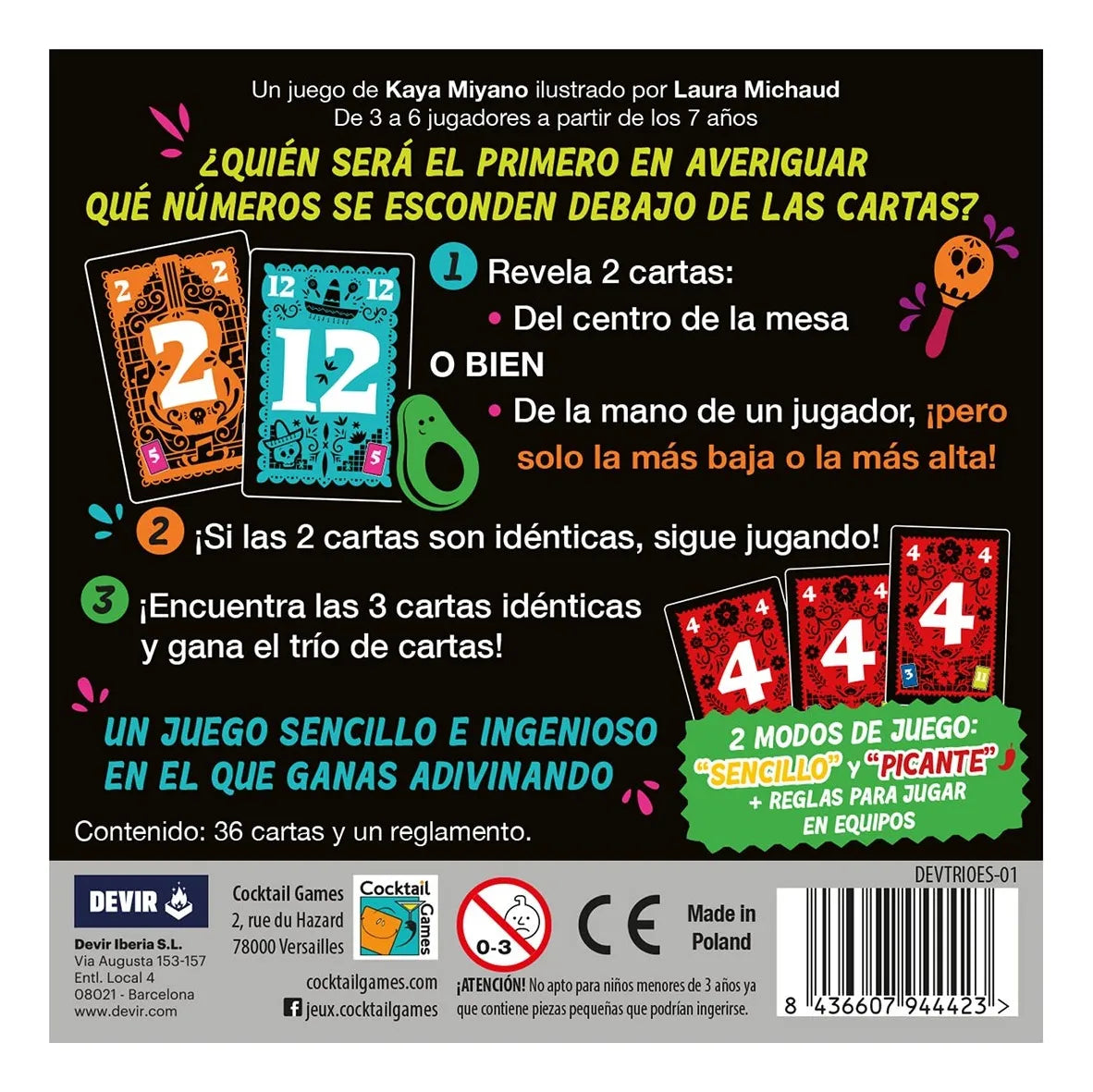 Trio - Juego de Mesa en Español