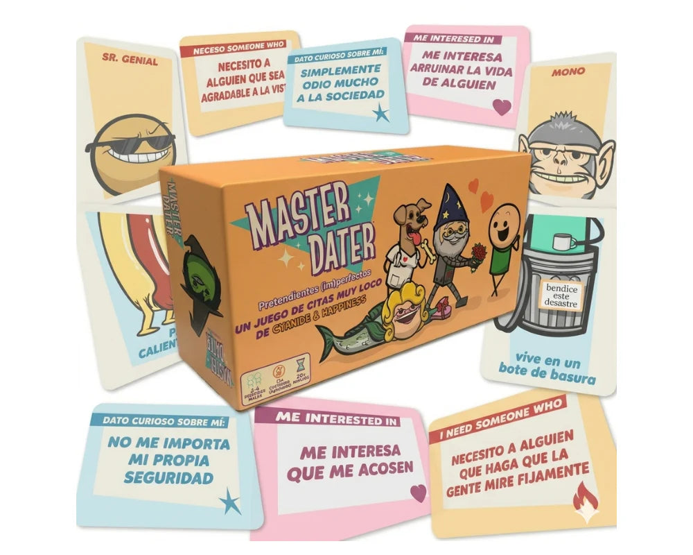 Master Dater - Juego de Mesa en Español - 14+