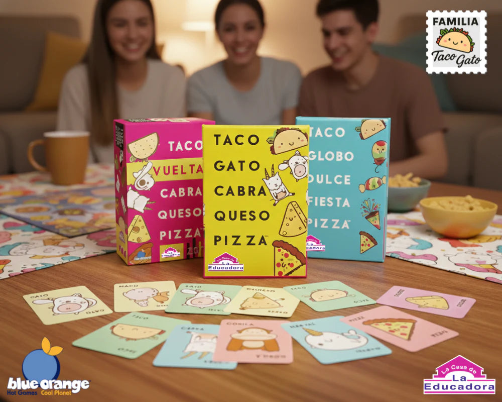 Taco, Globo, Dulce, Fiesta Pizza - Juego de Mesa en Español