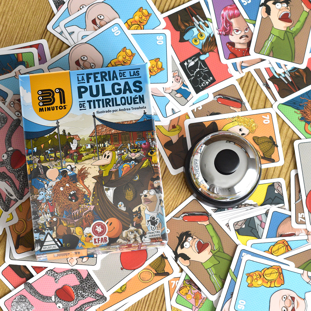 31 Minutos: Feria de las Pulgas - Juego de Mesa en Español