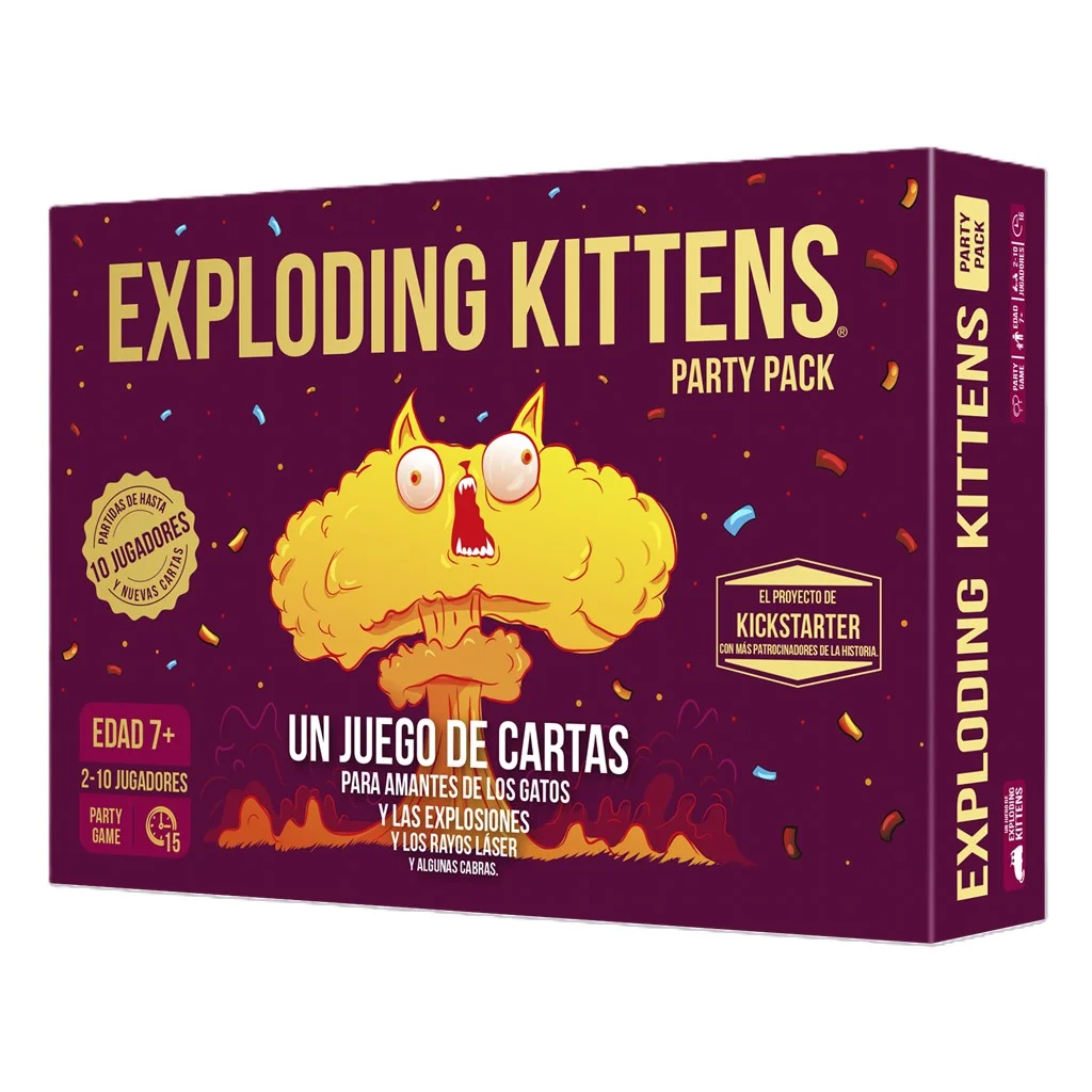 Exploding Kittens: Party Pack - Juego de Mesa en Español